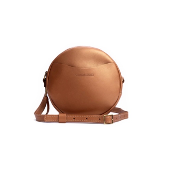 portland leather goods Handbags - Portland Leather Large Circle Crossbody Bag